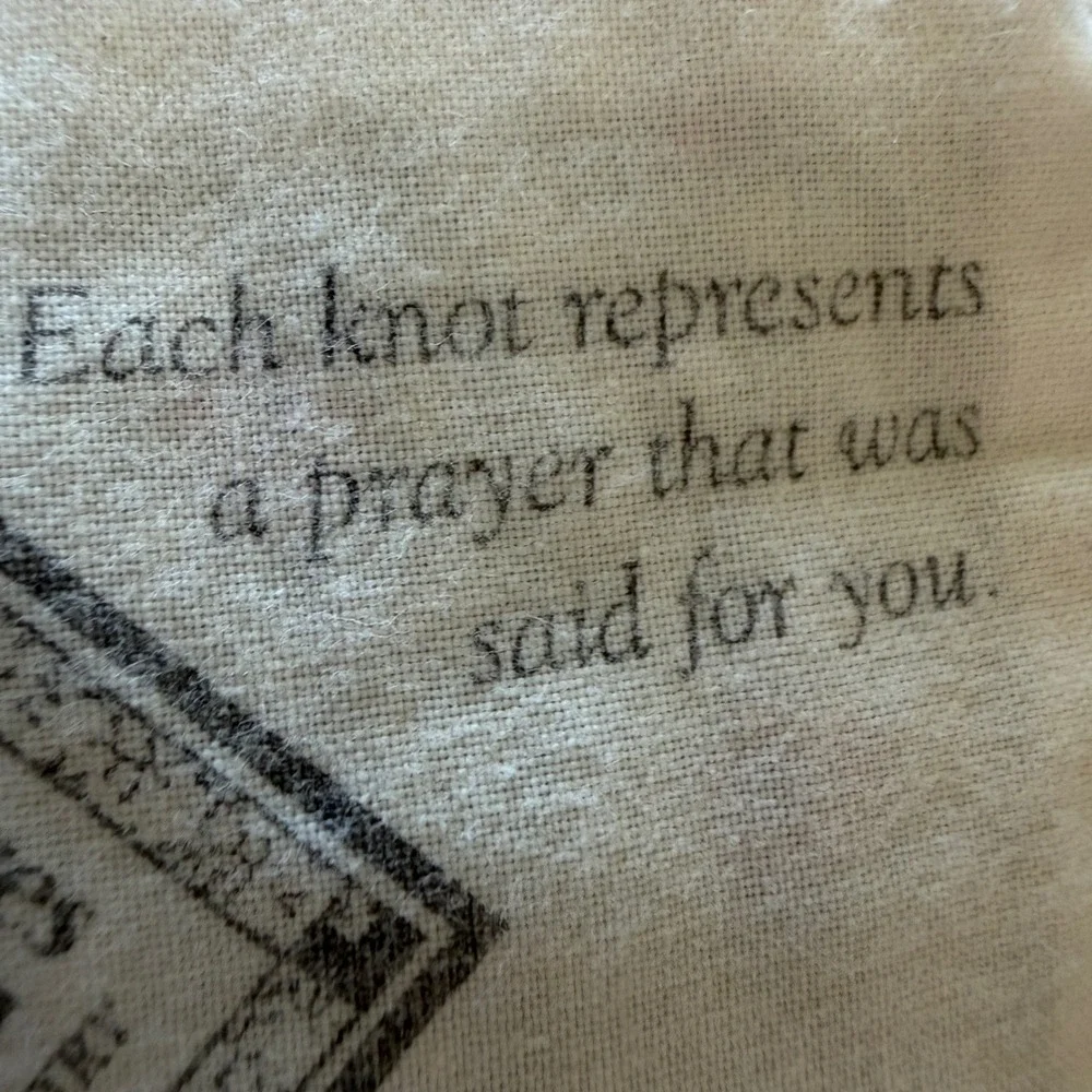 Handmade prayer quilt
